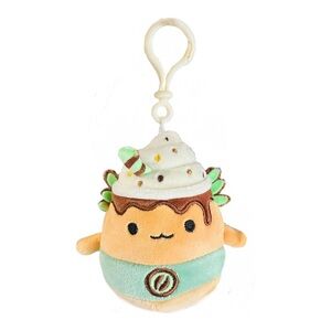 Nakobe Axolotl Latte 3.5" Squishmallow Clip NEW